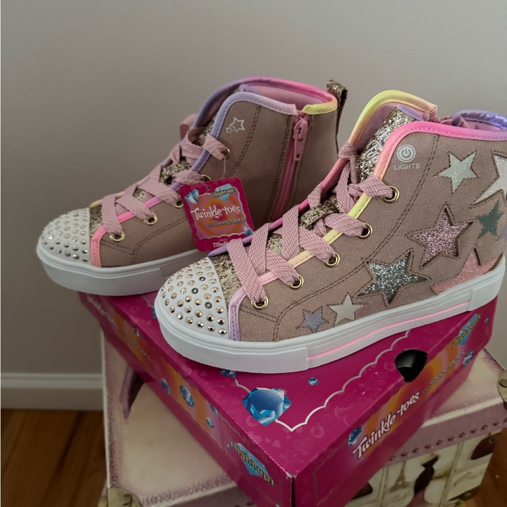 Skechers Twinkle Toes Kids Shoes - Pink